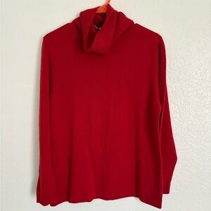 Geiger Collection 100% Merino Wool Knit Turtleneck Sweater Women Italy Luxury 36